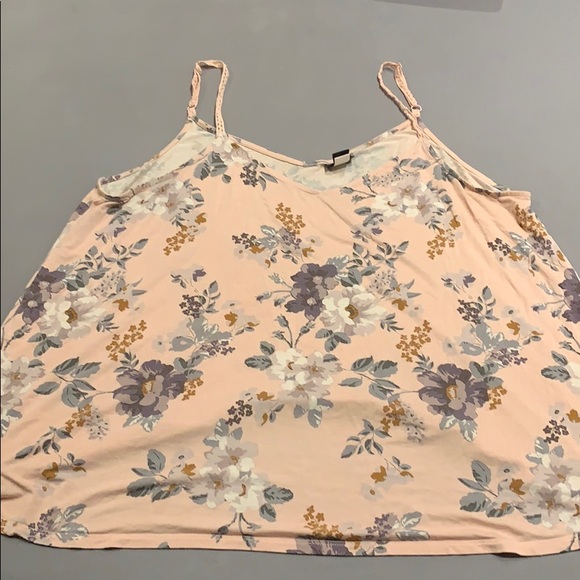 torrid Tops - TORRID BLUSH FLORAL PRINT CAMI